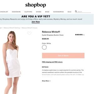 Rebecca minkoff eyelet dress